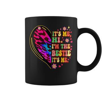 It's Me Hi I'm The Bestie It’S Me Love Leopard Heart Tie Dye Coffee Mug - Thegiftio