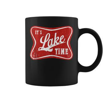 It's Lake Time Cool Hiking Camping Boating Outdoor Coffee Mug - Monsterry UK