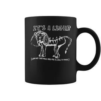 It's A Liger Lion And Tiger Mixed Bred For Its Skills Coffee Mug - Thegiftio UK