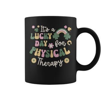 It's A Lucky Day For Physical Therapy St Patrick's Day Pt Coffee Mug - Seseable