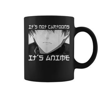 It's Not Cartoons It's Anime N Boy Otaku Anime Coffee Mug - Monsterry DE