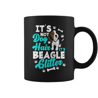 It's Not Dog Hair It's Beagle Glitter Beagle Owner Coffee Mug | Mazezy