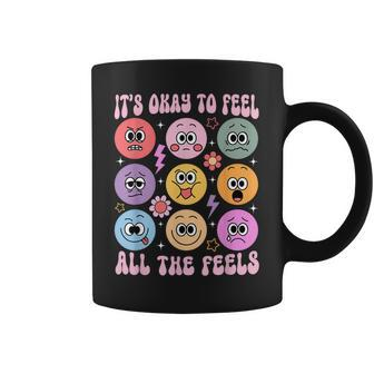 It's Okay To Feel All The Feels Mental Health Coffee Mug | Mazezy