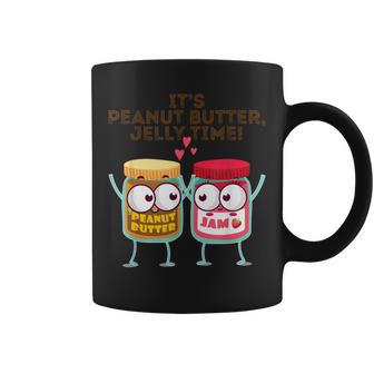 It's Peanut Butter Jelly Time Idea Coffee Mug - Monsterry UK