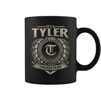 It's A Tyler Thing You Wouldn't Understand Name Vintage Coffee Mug - Seseable