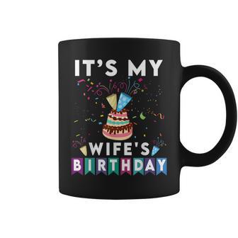 It's My Wife's Birthday Family Matching Confetti Cake Coffee Mug - Monsterry