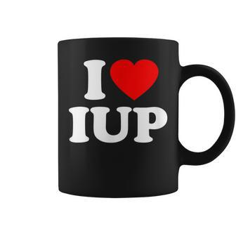 Iup Love Heart College University Alumni Coffee Mug | Crazezy CA