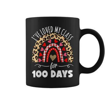 I've Loved My Class For 100 Days Rainbow Valentine Teacher Coffee Mug | Seseable UK