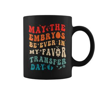 Ivf Retrieval Dad Transfer Day For Couple Groovy Coffee Mug - Monsterry AU
