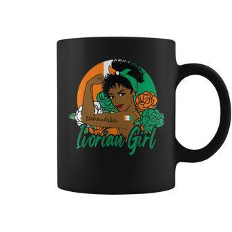 Ivorian Girl Ivory Coast Woman Ivorians Flag Coffee Mug - Seseable