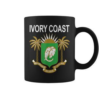 Ivory Coast National Seal Coffee Mug - Monsterry AU