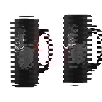 Jabalí Kawaii Taza de café - Regaloses