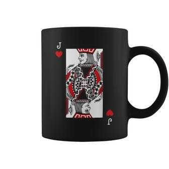 Jack Of Hearts Valentines Day Cool Playing Card Poker Coffee Mug - Monsterry UK