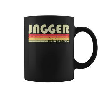 Jagger Name Personalized Retro Vintage Birthday Coffee Mug - Seseable