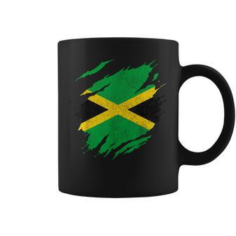 Jamaica Flag Jamaican Pride Reggae Music Vintage Jamaica Coffee Mug - Thegiftio UK