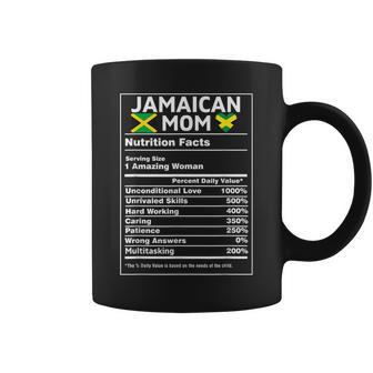 Jamaica Mom Jamaican Black Afro Jamaica Flag Roots Mom Coffee Mug - Monsterry UK