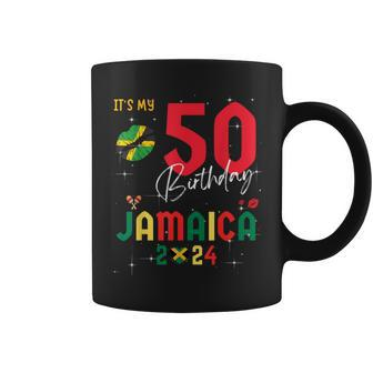 Jamaica Trip 2024 50Th Birthday Outfit Party 50 Years Old Coffee Mug - Thegiftio UK