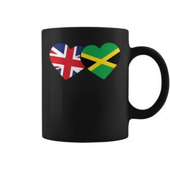 Jamaican Heritage Uk Jamaica British Flag Jamaican Flag Coffee Mug - Thegiftio UK