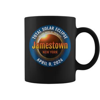 Jamestown New York Ny Total Solar Eclipse 2024 3 Coffee Mug - Monsterry CA