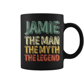 Jamie The Man The Myth The Legend First Name Jamie Coffee Mug - Seseable