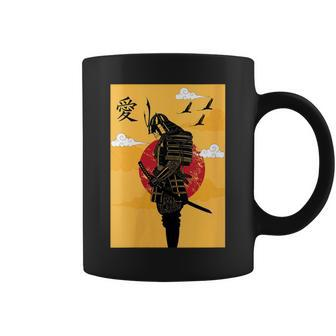 Japanese Ghost Samurai Vintage Fighter Coffee Mug - Monsterry UK