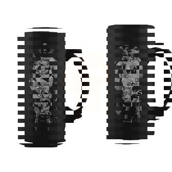 Japonais Dragon Samouraï Esthétique Dans L'art Rétro Samouraï Tasse - Cadeauxyz