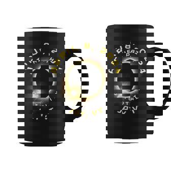 Jay Vermont Solar Eclipse Totality April 8 2024 Coffee Mug - Seseable