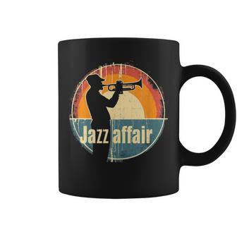 Jazz Affair Vintage Retro Jazz Lover Graphic Coffee Mug - Monsterry DE