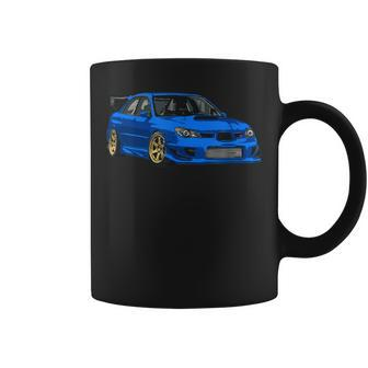 Jdm Car Rally Blue Coffee Mug - Monsterry UK