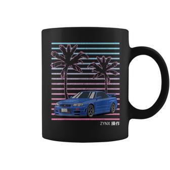 Jdm Import Tuner Drift Car Street Racing 80S Synthwave Coffee Mug - Monsterry DE