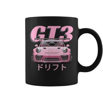 Jdm Motorsports Car Drift Pink Gt3 Rs Car Graphic Japan Coffee Mug - Seseable