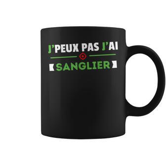 Je Peux Pas J'ai Sanglier Cadeau Chasse Chasseur Tasse - Cadeauxyz