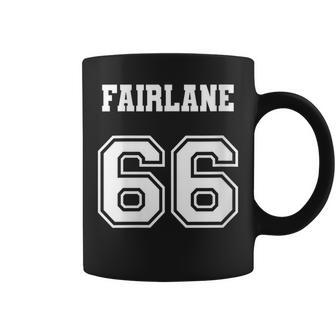Jersey Style 66 1966 Fairlane Old School Classic Muscle Car Coffee Mug - Monsterry UK