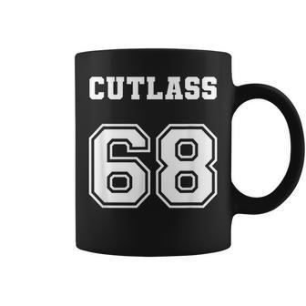 Jersey Style Cutlass 68 1968 Old School Muscle Car Coffee Mug - Monsterry AU