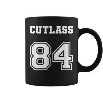 Jersey Style Cutlass 84 1984 Old School Muscle Car Coffee Mug - Monsterry AU