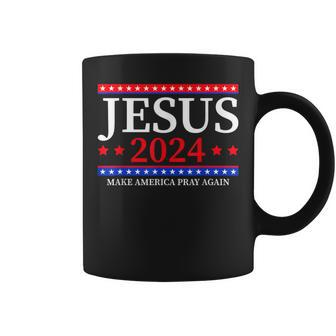 Jesus 2024 Make America Pray Again Christian Coffee Mug | Mazezy