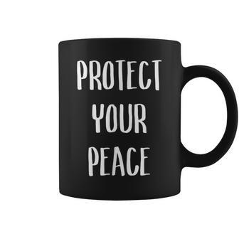 Jesus Is Our Hope Protect Your Peace Coffee Mug - Monsterry CA