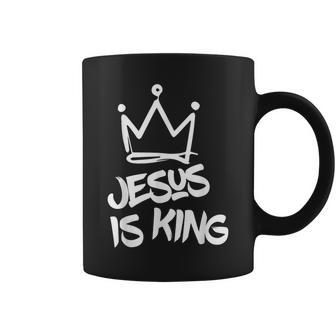 Jesus Is King Christian Faith Women Coffee Mug | Mazezy DE