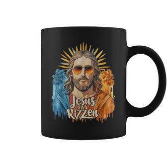 Jesus Has Rizzen Vintage Watercolor For Women Coffee Mug - Seseable