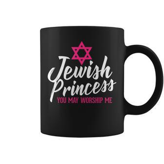 Jewish Princess You May Worship Me Jewish Coffee Mug - Monsterry DE