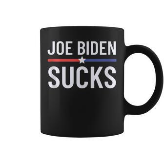 Joe Biden Sucks Anti Joe Biden Pro America Political Coffee Mug - Monsterry DE
