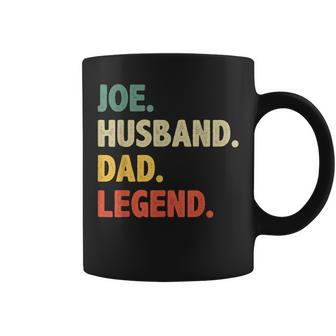 Joe Husband Dad Legend Vintage Joe Name Coffee Mug - Seseable