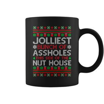 Jolliest Bunch Of A-Holes Christmas Pajamas Movie Coffee Mug - Thegiftio UK