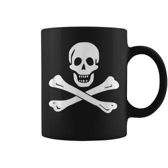 Jolly Roger Black Sam Pirate Flag Coffee Mug - Monsterry UK