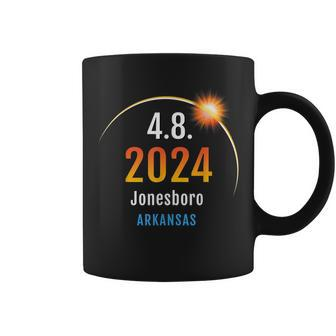 Jonesboro Arkansas Ar Total Solar Eclipse 2024 17 Coffee Mug - Monsterry DE