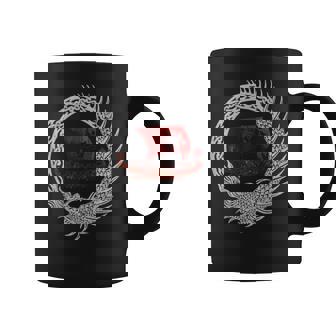 Jormungandr Vikings Dragon Ship Viking Myths Coffee Mug - Monsterry