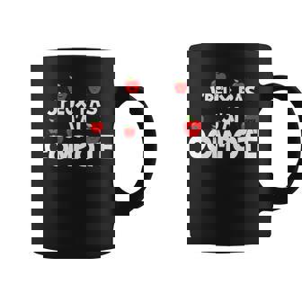 J'peux Pas J'ai Compote Drôle Pomme Avec Col En V Tasse - Cadeauxyz