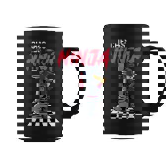 Jugador De Ajedrez Ninja Divertido Juego De Ajedrez Para Niños Camiseta Taza de café - Regaloses