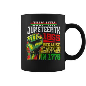 July 4Th Junenth 1865 Because My Ancestors Men Coffee Mug - Monsterry AU