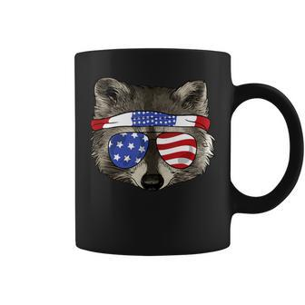 July 4Th Trash Panda Patriotic Raccoon Coffee Mug - Monsterry